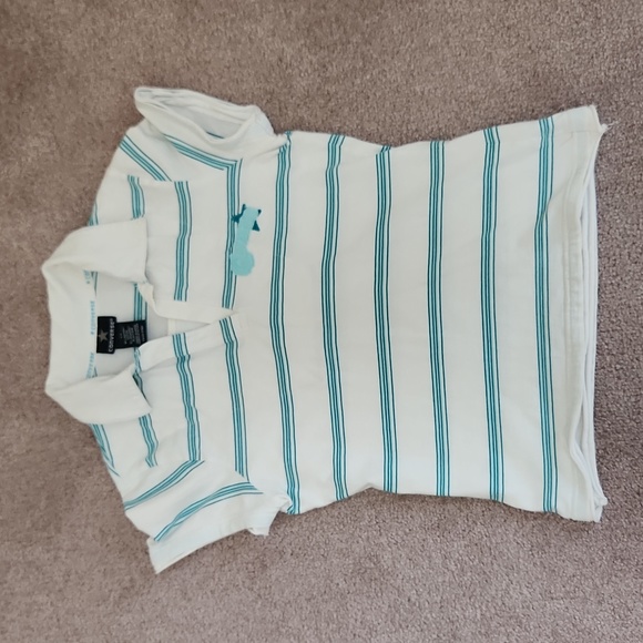 Converse collared striped short sleeve tee (vintage) S/P - Picture 2 of 4